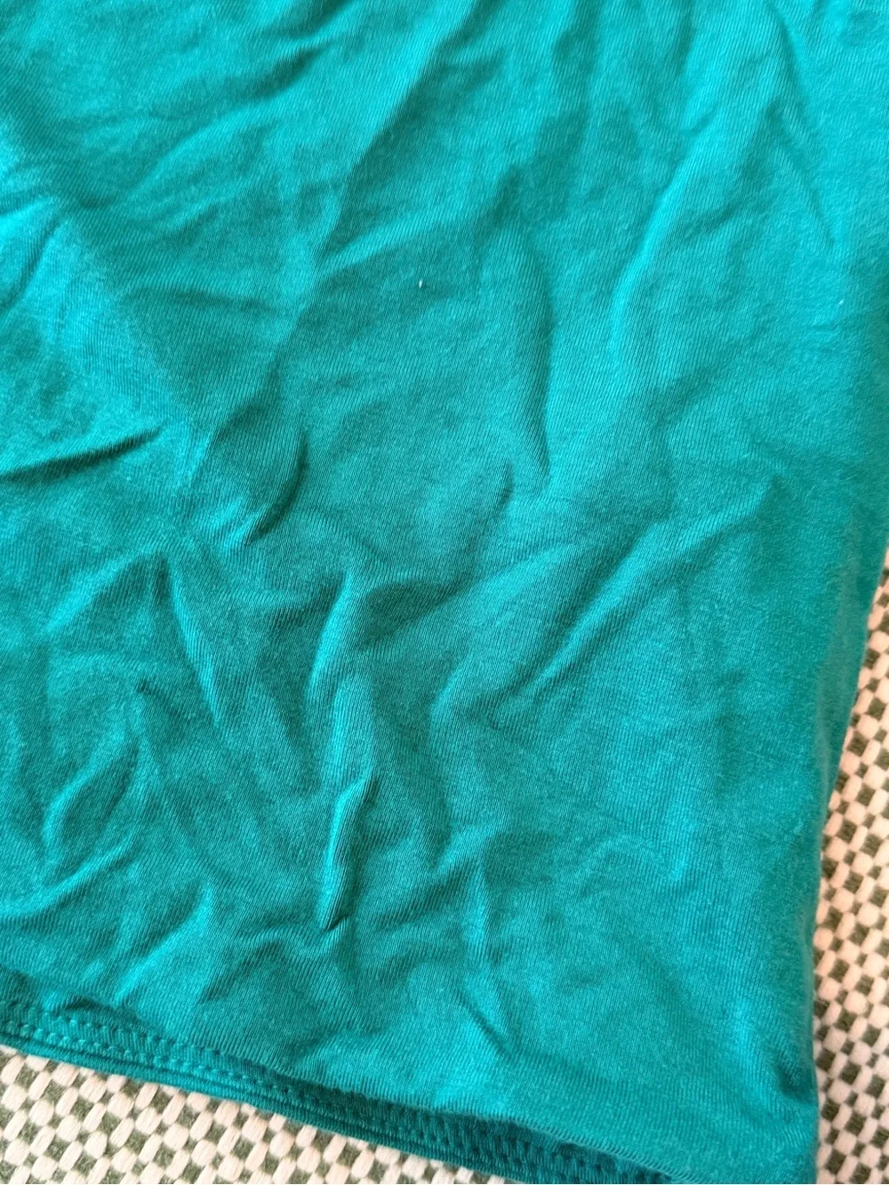 J. Crew One-Shoulder Modal Knit Top in Teal Green EUC #128